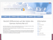 Tablet Screenshot of german-asthma-net.de